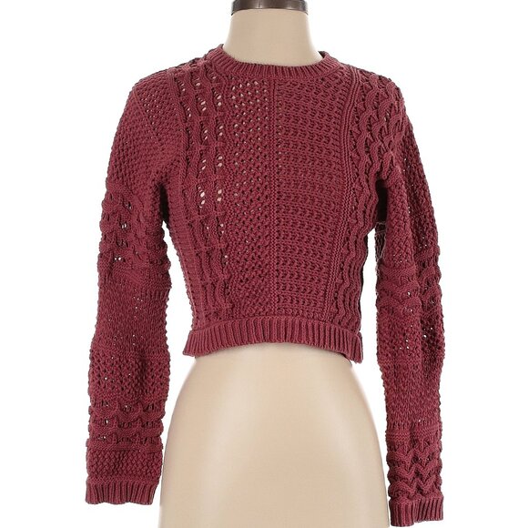 Madewell Crochet-Knit Crop Sweater Size XS - Picture 3 of 6
